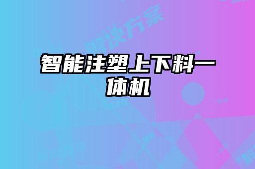 智能注塑上下料一體機